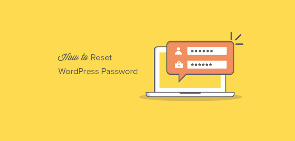 reset WordPress password